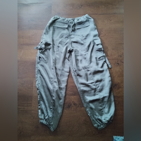 Satin Cargo Pants - Picture 2 of 3